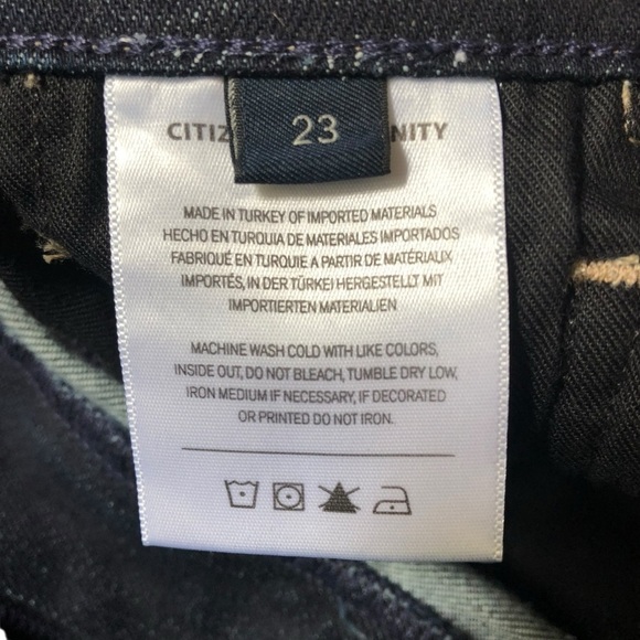 Citizens of Humanity Isola Cropped Boot Jeans Size 23 Solace Indigo Wash NWT NEW - Picture 13 of 15